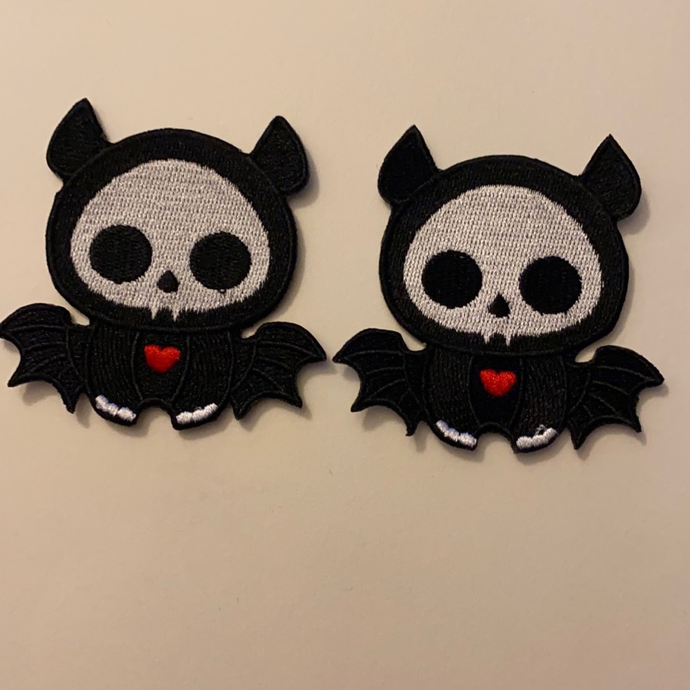 Skelanimals Diego the bat iron on patches